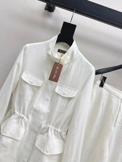 Lor 25fw linen suit