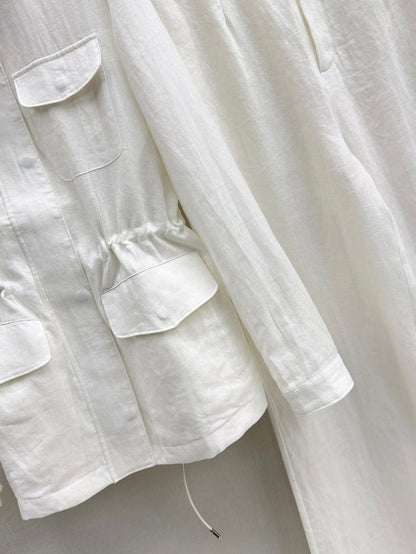 Lor 25fw linen suit
