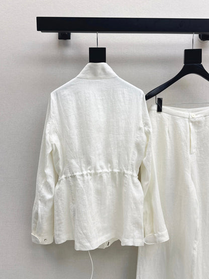 Lor 25fw linen suit