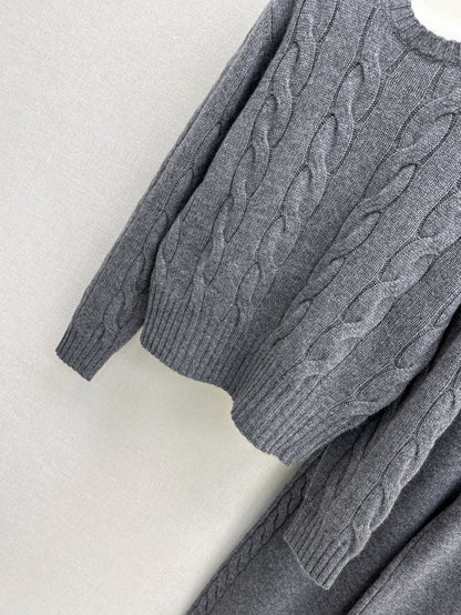 Lo 25fw cashmere suit