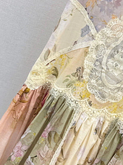 Zim 25ss embroidered dress