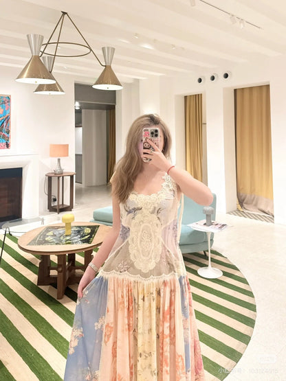 Zim 25ss embroidered dress