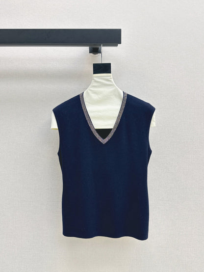 Gilet col V Bru 25fw