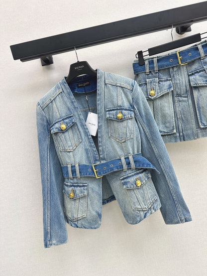 Ba 25fw denim jacket