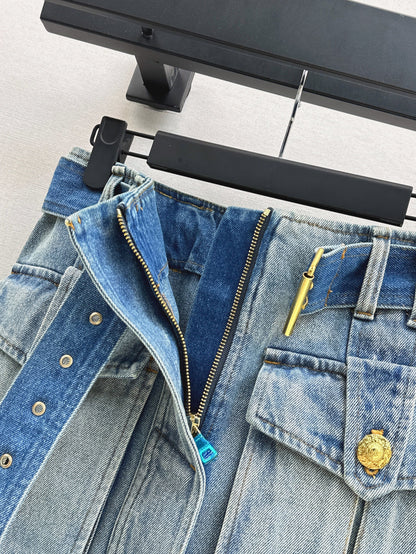 Ba 25fw denim skirt