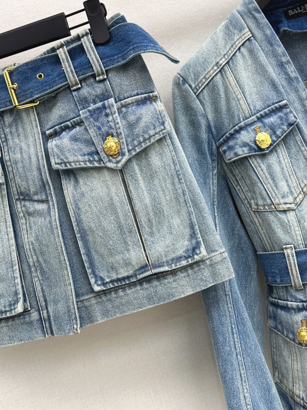 Ba 25fw denim skirt