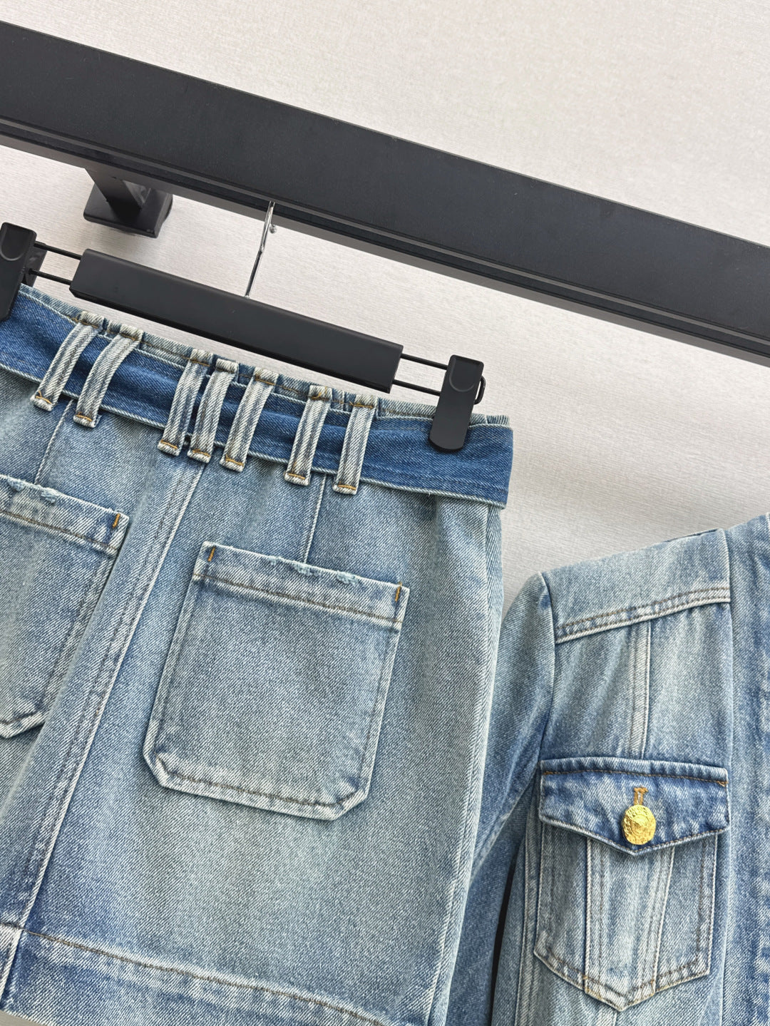 Ba 25fw denim skirt