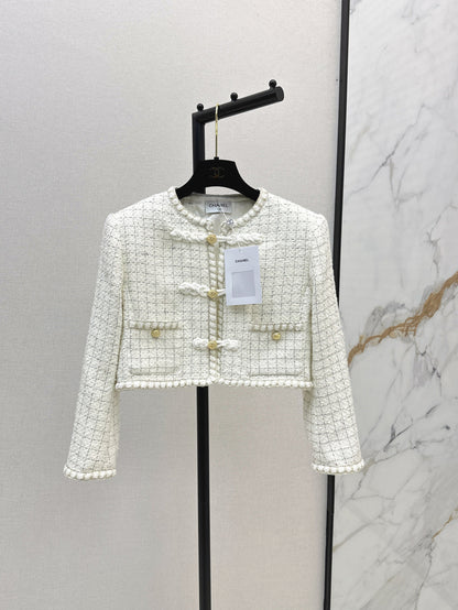 C 25fw woven crop jacket