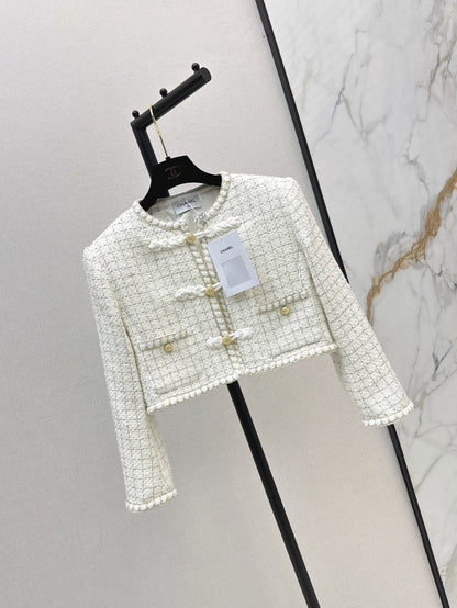 C 25fw woven crop jacket