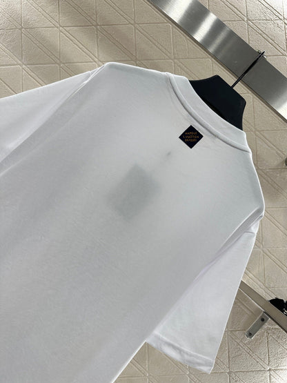 L 2025 New Arrivals Round-Neck Embroidered Short Sleeves