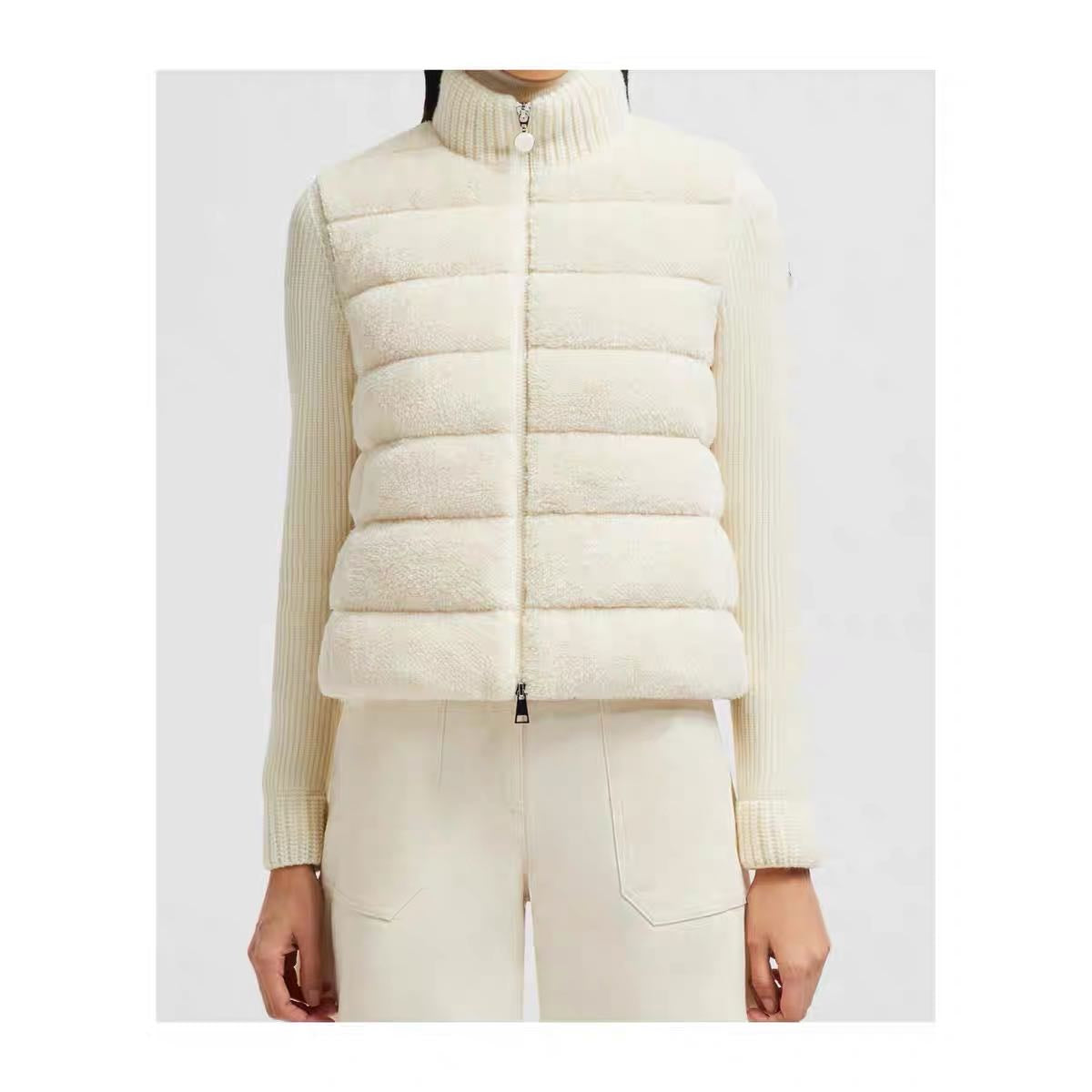 Mon 2025 New Arrival Zip-Up Down Jacket