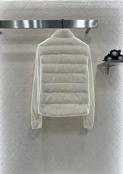 Mon 2025 New Arrival Zip-Up Down Jacket