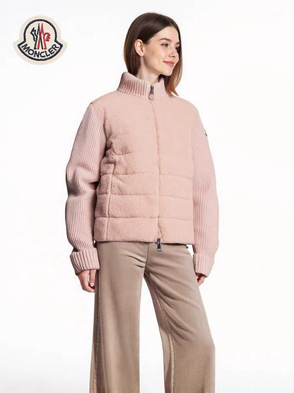 Mon 2025 New Arrival Zip-Up Down Jacket
