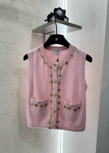 C 2025 New Arrival Beaded Knit Vest