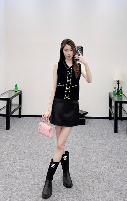C 2025 New Arrival Beaded Knit Vest