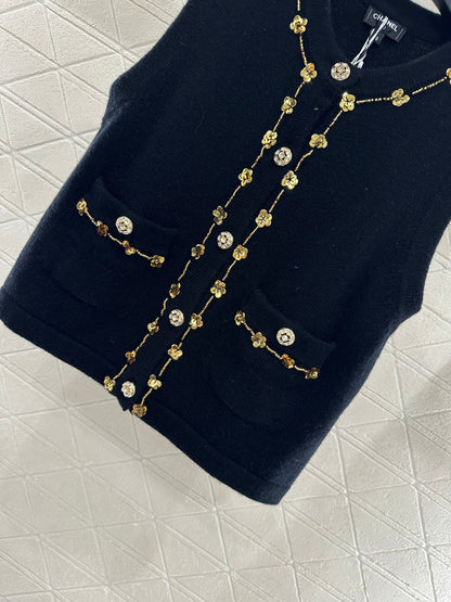 C 2025 New Arrival Beaded Knit Vest