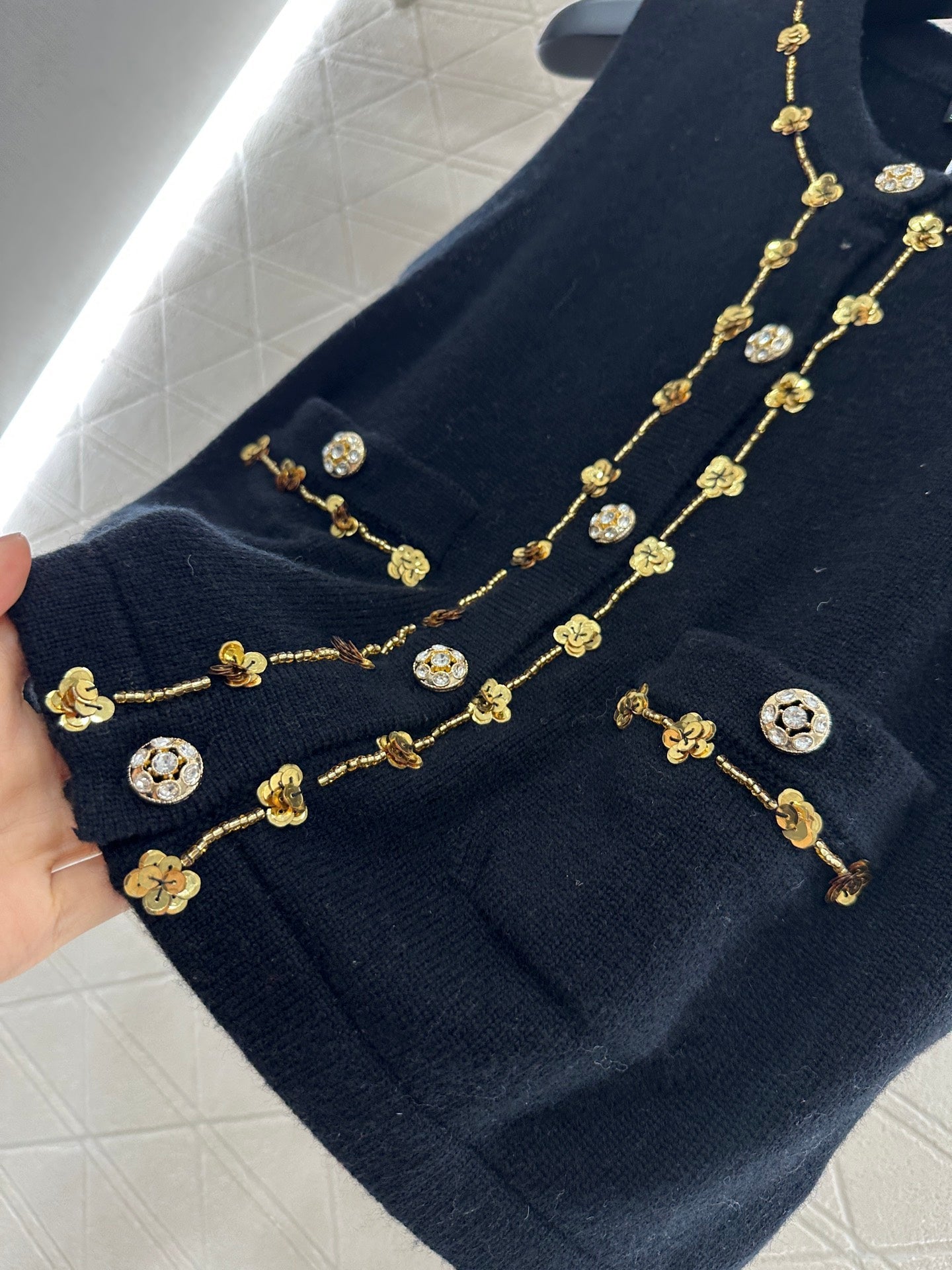 C 2025 New Arrival Beaded Knit Vest