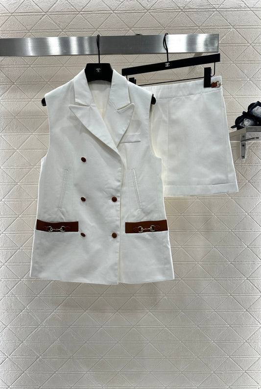 G  2025 New Arrivals Suit, vest, and skirt set