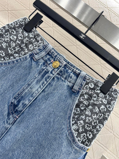 C 2025 New Arrival Denim Pants and Suspender Vest Set