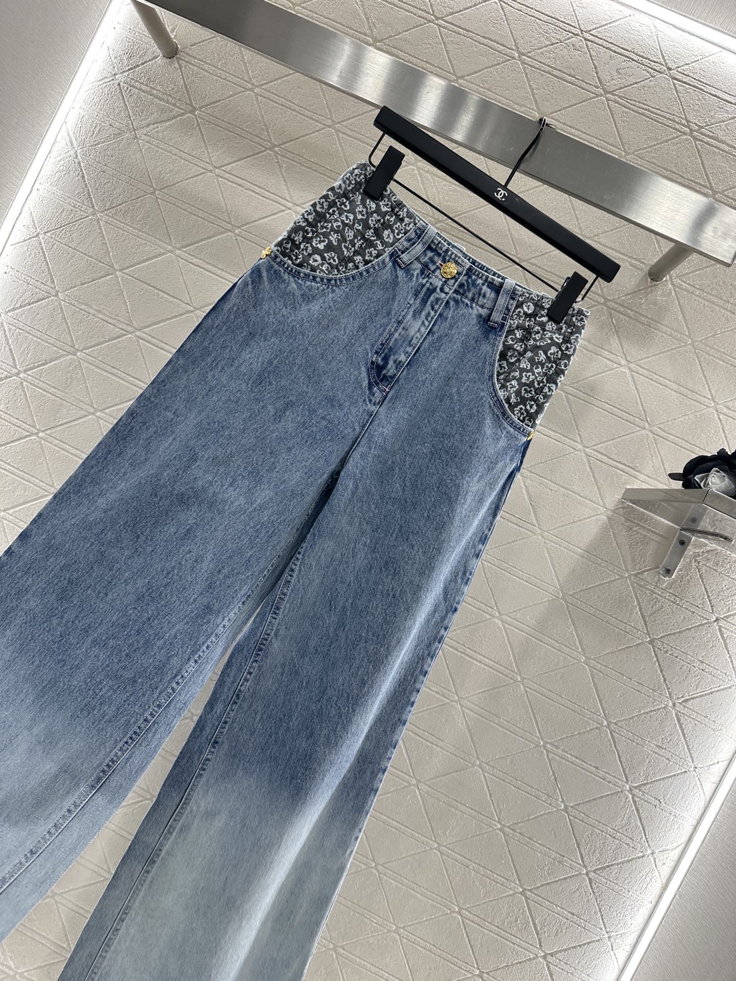 C 2025 New Arrival Denim Pants and Suspender Vest Set