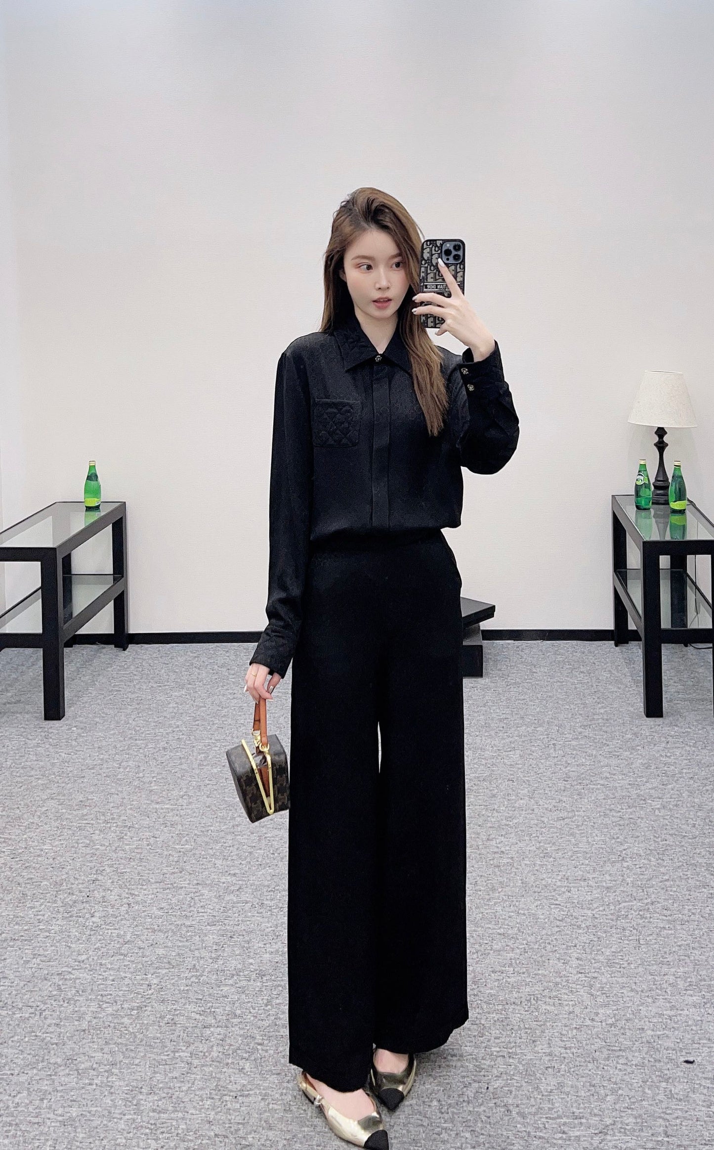 C 2025 New Arrival Long-sleeved shirt and pants set