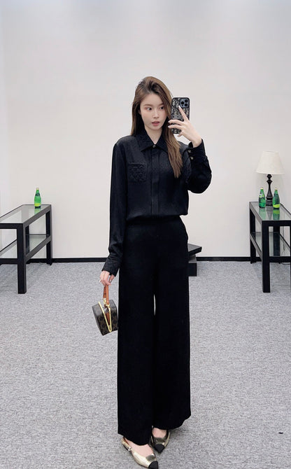 C 2025 New Arrival Long-sleeved shirt and pants set