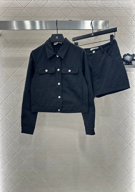 F 2025 New Arrivals Jacket, Coat, and Shorts Set