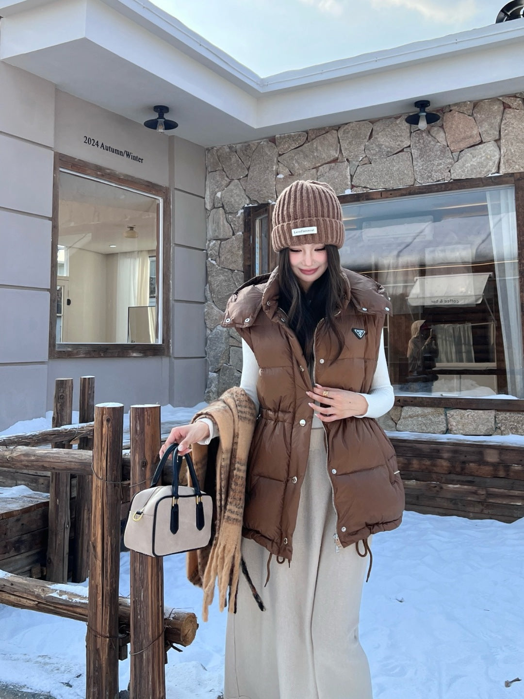Doudoune à manches amovibles Pra 25fw