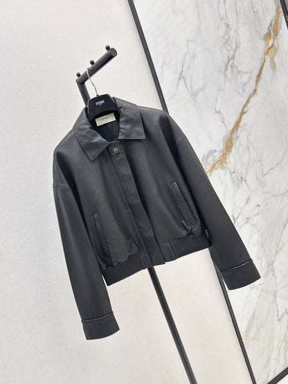 P 25fw leather jacket