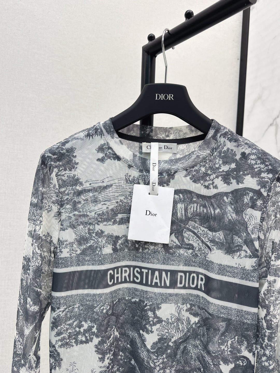 D 25fw printed shirt