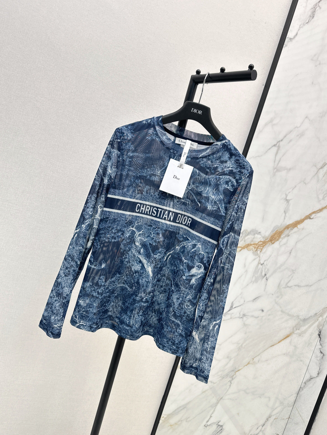 D 25fw printed shirt