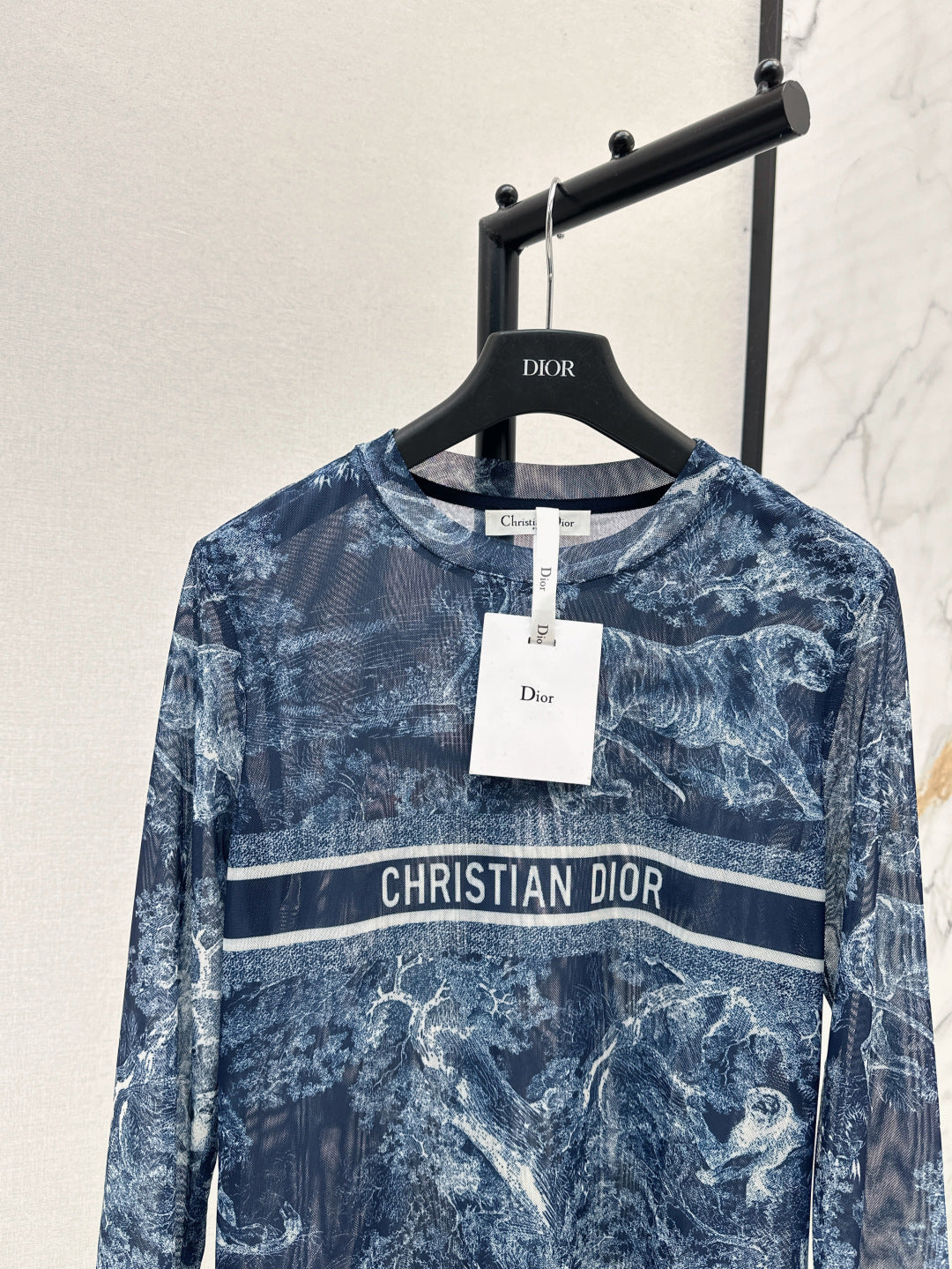 D 25fw printed shirt