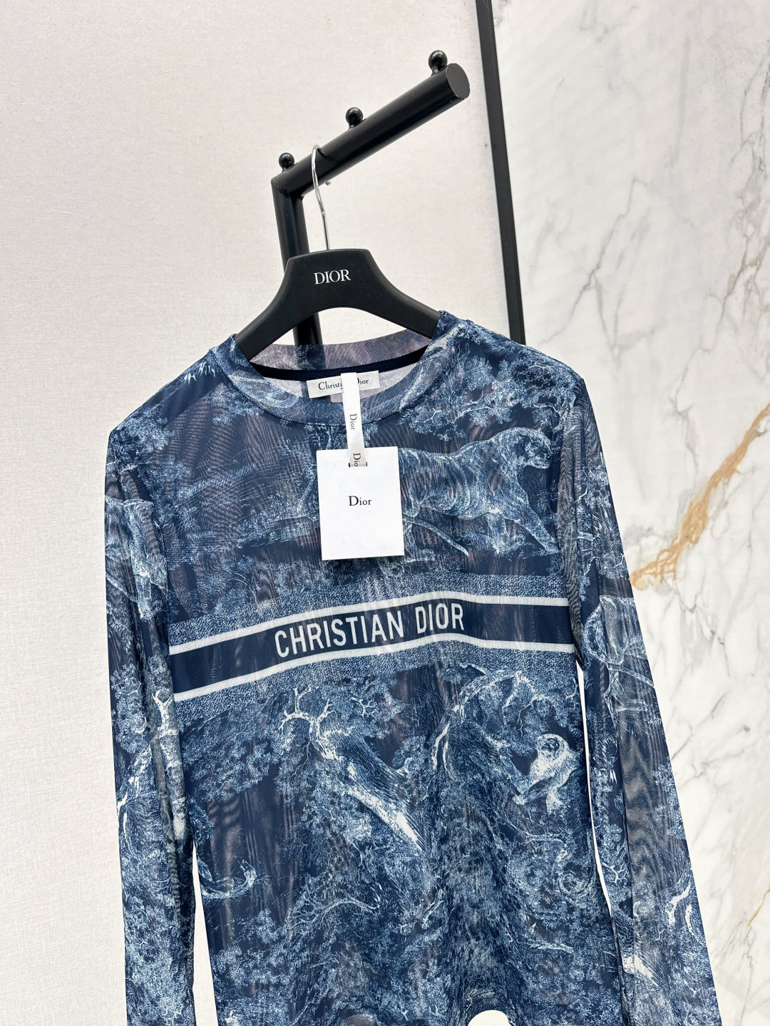 D 25fw printed shirt