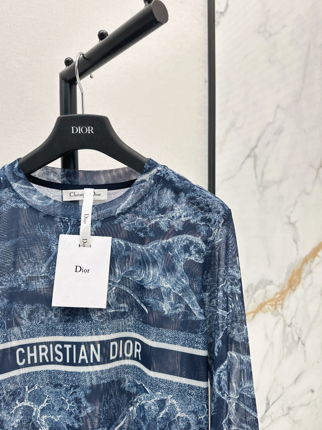 D 25fw printed shirt