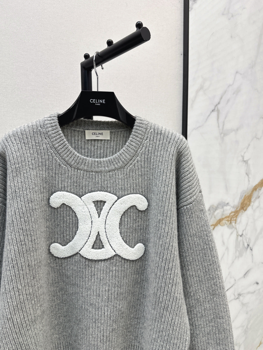 Ce 25fw embroidered sweater