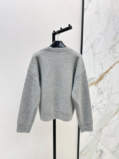 Ce 25fw embroidered sweater