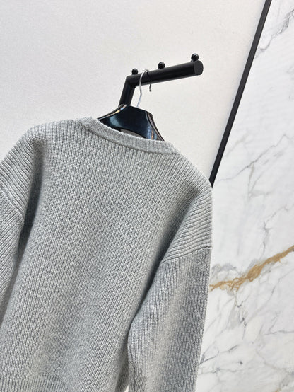 Ce 25fw embroidered sweater