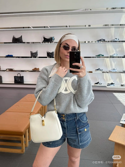 Ce 25fw embroidered sweater