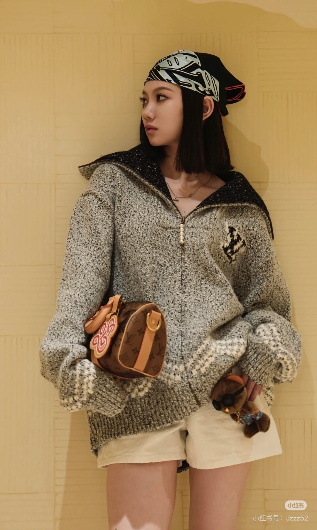 L 25fw jacquard jacket