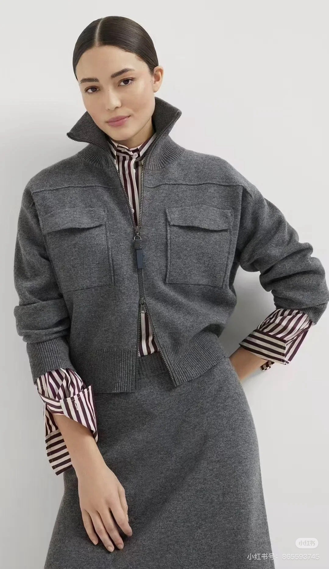 Bru 25fw cashmere jacket
