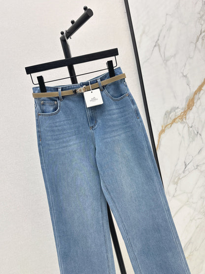 H 25fw straight jeans