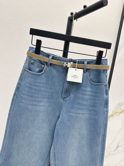 H 25fw straight jeans