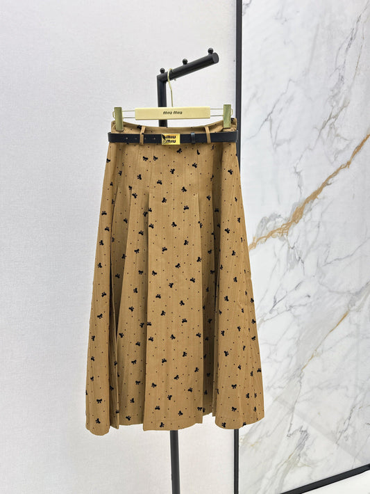 M 25fw jacquard skirt