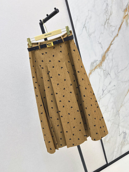 M 25fw jacquard skirt