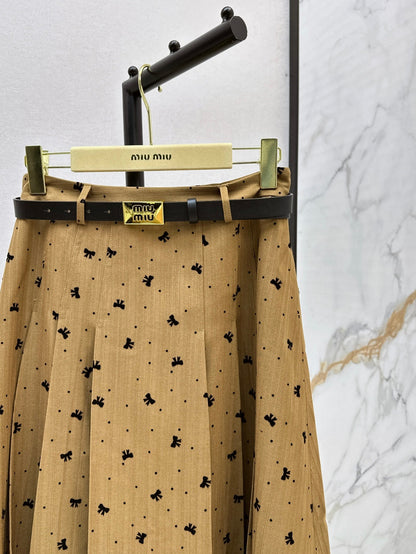 M 25fw jacquard skirt
