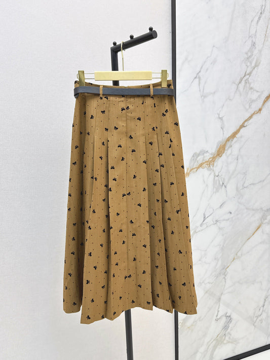 M 25fw jacquard skirt