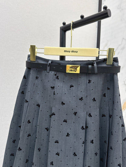 M 25fw jacquard skirt
