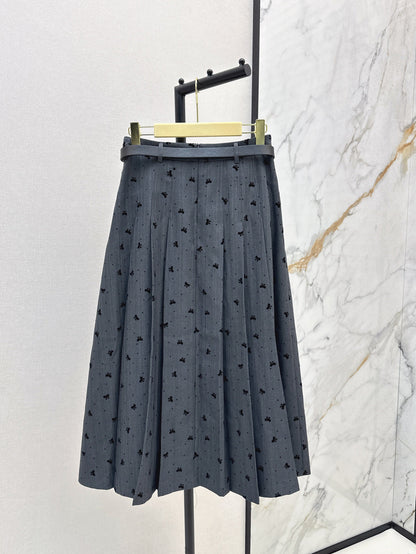 M 25fw jacquard skirt