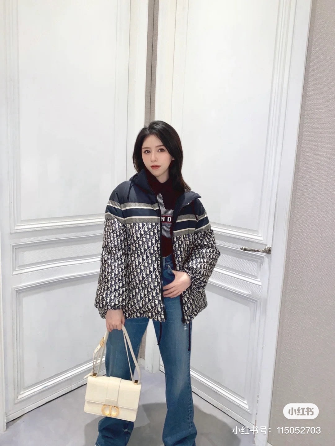 D 24fw reversible down jacket