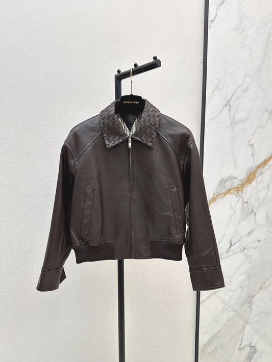 Bo 25fw leather jacket